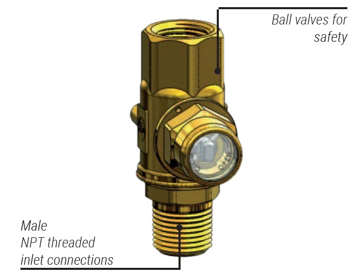 07 - NPT ball valve for safety valve