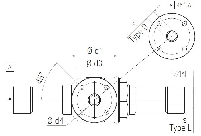 03 - Three way motorized ball valves high pressure B