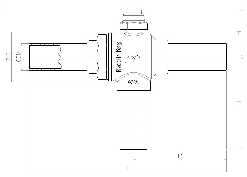 05 - Three way ball valves high pressure St.Steel